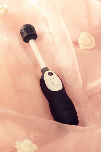 Чёрный вибромассажёр Magic Eyes LaFree DENMA ME-10