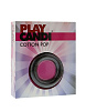 Чёрное эрекционное кольцо Seven Creations PLAY CANDI COTTON POP BLACK 50792