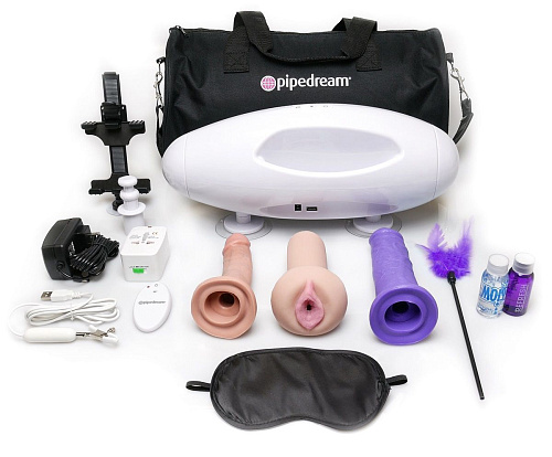 Вибромассажёр для пар с пультом ДУ Pipedream International Couples Sex Machine PD3763-19