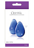 Большие синие стеклянные вагинальные шарики NS Novelties Crystal Kegel Eggs NSN-0703-27
