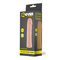 Телесная фаллическая расширяющая насадка ToyFa XLover 748007 (18 см)