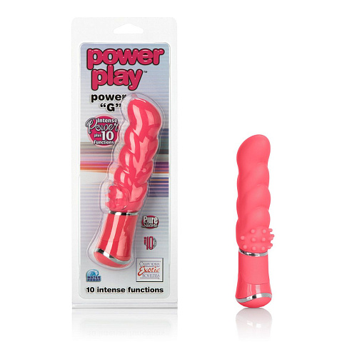Розовый вибромассажёр California Exotic Novelties Power Play Power G SE-0735-05-2 (11,5 см)