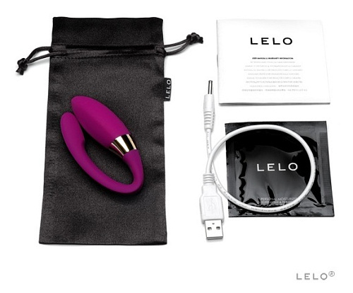 Вибромассажёр лилового цвета Lelo Noa Deep Rose LEL5829