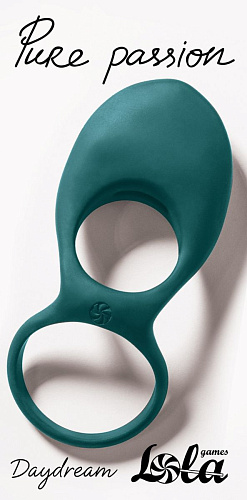 Зелёное эрекционное виброкольцо Lola toys Daydream 1303-03lola