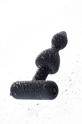 Небольшая чёрная анальная вибровтулка Erotist Erotist Arrow 541311 (8,5 см)