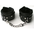 Чёрные наручи с заклёпками на цепочке с карабинами Bior toys MLF-90042-1
