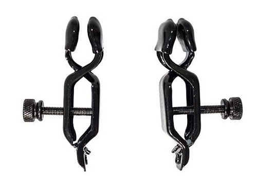 Чёрные зажимы на соски Lola toys Craze 1132-01lola