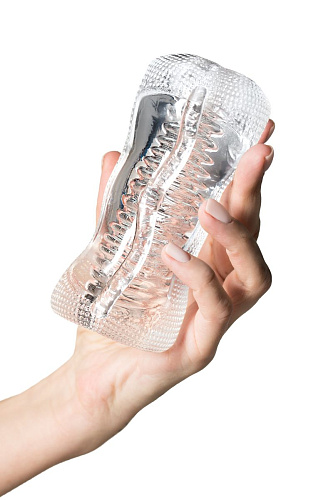 Прозрачный мастурбатор ToyFa Lingam Asha 880103