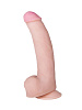 Реалистичный изогнутый телесный фаллоимитатор на присоске Сумерки богов №58 3201-58 BX DD (22 см)