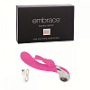 Розовый вибратор California Exotic Novelties Embrace Bunny Wand SE-4610-40-3 (21 см)
