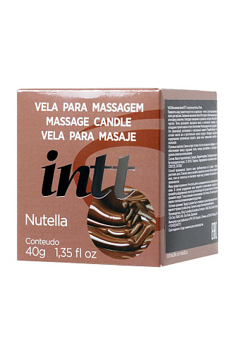 Массажная свеча для поцелуев с ароматом Нутеллы INTT Nutella VB03