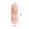 Телесный мастурбатор с изображением девушки Baile BM-009005N