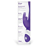 Фиолетовый вибромассажёр с бусинами The Rabbit Company The Beaded Rabbit TRC-004PUR (22 см)
