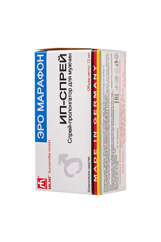 Пролонгирующий интимный спрей Milan Arzneimittel GmbH ERO Marathon EP-spray 37R (12 мл)