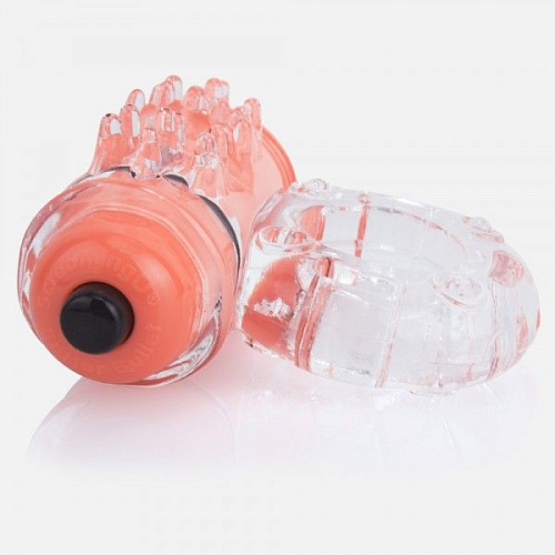 Неоновое оранжевое кольцо на пенис Screaming O O wow! CP-OW-101