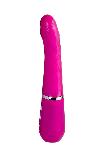 Розовый нереалистичный вибратор Ailighter Smart Telescopic Lover 191524 (27,1 см)