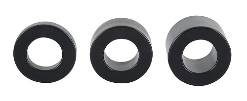 Набор из 3 чёрных колец для утяжки мошонки Orion Rebel Ball Stretching Kit 05331060000