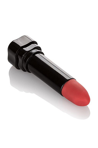 Чёрный вибратор-помада California Exotic Novelties Hide Play Lipstick SE-2930-10-3