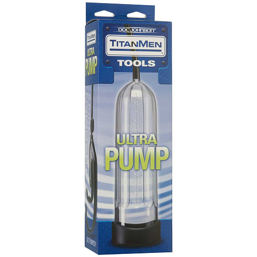 Прозрачная вакуумная помпа Doc Johnson Titanmen Tools Ultra Pump Clear 3800-05-BX