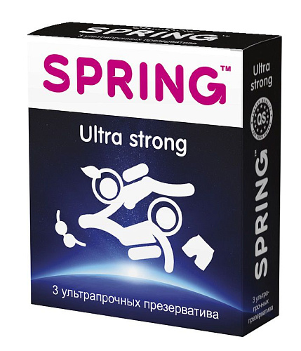 Ультрапрочные презервативы SPRING ULTRA STRONG №3 (3 шт)