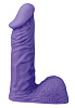 Фиолетовый стимулятор-фаллос Dream Toys XSKIN 6 PVC DONG 20621 (15 см)