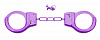 Фиолетовые металлические наручники Shots Media BV SHOTS TOYS Purple SHT347PUR