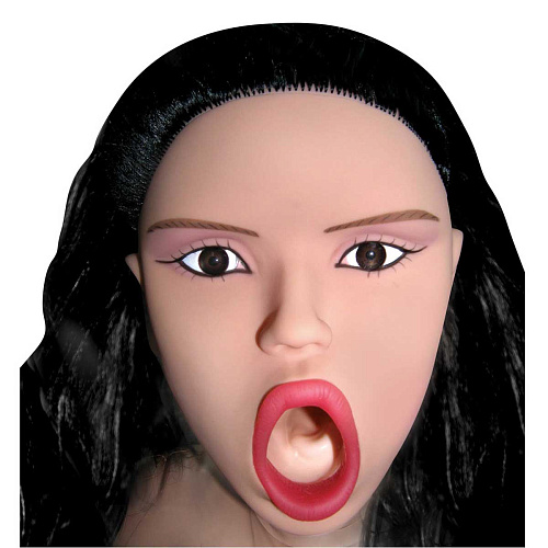 Надувная реалистичная секс-кукла телеснго цвета Topco Sales Exotic Erotic Inflatable Love Doll with CyberSkin Pussy  Ass 1002021