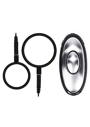 Кольцо на пенис с электростимуляцией Shots Media BV Electro Cockring Set OU067