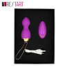 Фиолетовые вагинальные шарики с вибрацией RestArt Lust RA-310