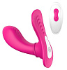 Ярко-розовый клиторальный стимулятор Dream Toys REMOTE PANTY G 21591