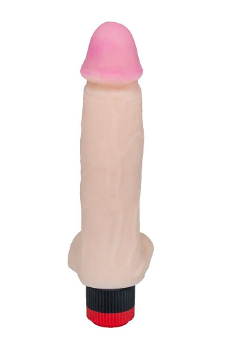 Вибратор-реалистик из неоскин телесного цвета LOVETOY (А-Полимер) 802300 (19 см)