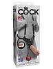 Страпон-система с телесной насадкой Pipedream 11 Two Cocks One Hole Hollow Strap-On Suspender System PD5645-21 (30,5 см)