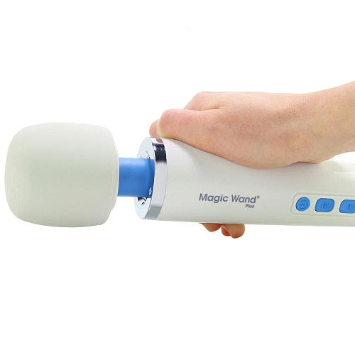 Белый жезловый проводной вибратор Magic Wand Plus HV265PLUS (30,5 см)
