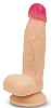 Телесный фаллоимитатор с присоской Brazzers DWS028 (12 см)