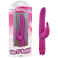 Пурпурный вибростимулятор Howells 10 Function Vibe-O rabbit 86001-purple (21 см)