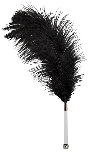 Чёрное пёрышко для щекотания на металлической ручке Orion 2491729 1000