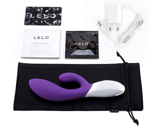 Вибромассажер фиолетового цвета Lelo Ina 2 Purple LEL7633 (20 см)