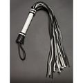 Чёрно-белая многохвостая плеть Sitabella 3010-13 (65 см)