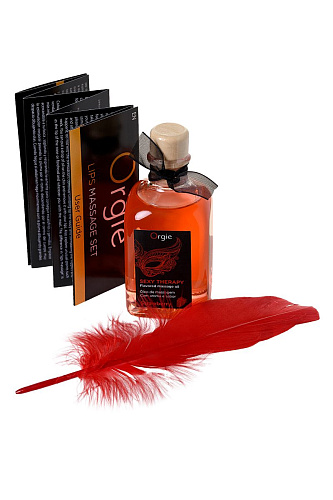 Массажное масло со вкусом клубники ORGIE Lips Massage 21326 (100 мл)