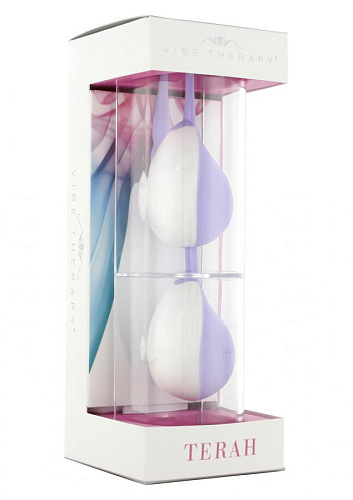 Лавандовые силиконовые шарики Vibe Therapy Terah F12W1F012-B4