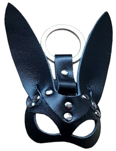 Чёрный сувенир-брелок Подиум «Кролик» Р101