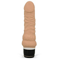 Вибратор-реалистик с богатым рельефом телесного цвета Dream Toys PURRFECT SILICONE CLASSIC MINI 21153 (16 см)