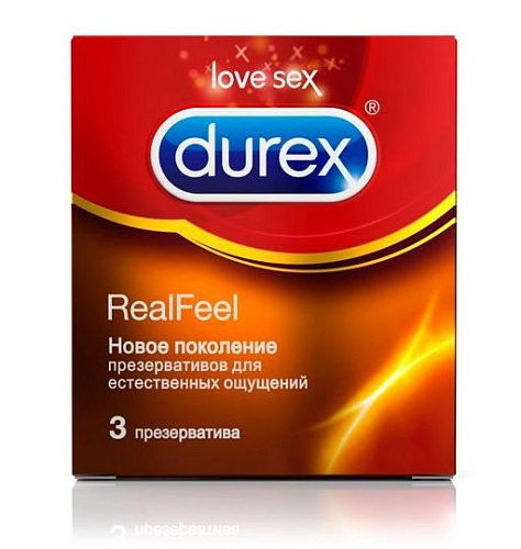 Презервативы для естественных ощущений Durex RealFeel №3 (3 шт)