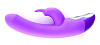 Фиолетовый вибратор с клиторальным стимулятором Vibe Therapy TRI RABBIT V005P9X087P9 (20 см)