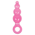 Большая розовая анальная пробка NS Novelties Jolie Ripples NSN-0500-44