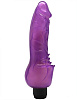 Фиолетовый вибратор с усиками Eroticon 30078 (19 см)
