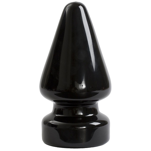 Огромный плаг в чёрном цвете Doc Johnson Titanmen Tools Butt Plug 4.5 Diameter Ass Master 3203-02-CD (23,1 см)