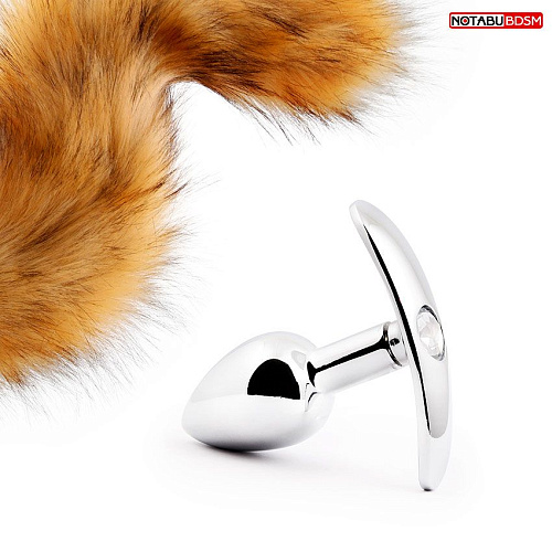 Игровой набор в коричневом цвете: ободок-ушки, анальная пробка, хвостик Bior toys NTB-80628