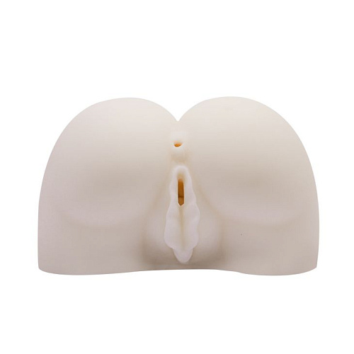 Мастурбатор-попка телесного цвета с двойной вибрацией Baile BM-009190