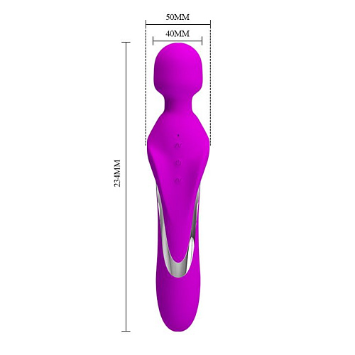 Лиловый жезловый вибромассажёр Baile Murray BI-014533